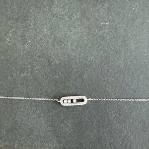 MESSIKA INSPIRED ,Elegant Silver Chain Bracelet